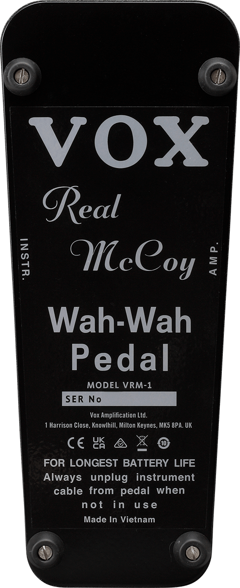Vox Vrm-1 Real Mccoy Wah Pedal - PÉdale Wah / Filtre - Variation 2