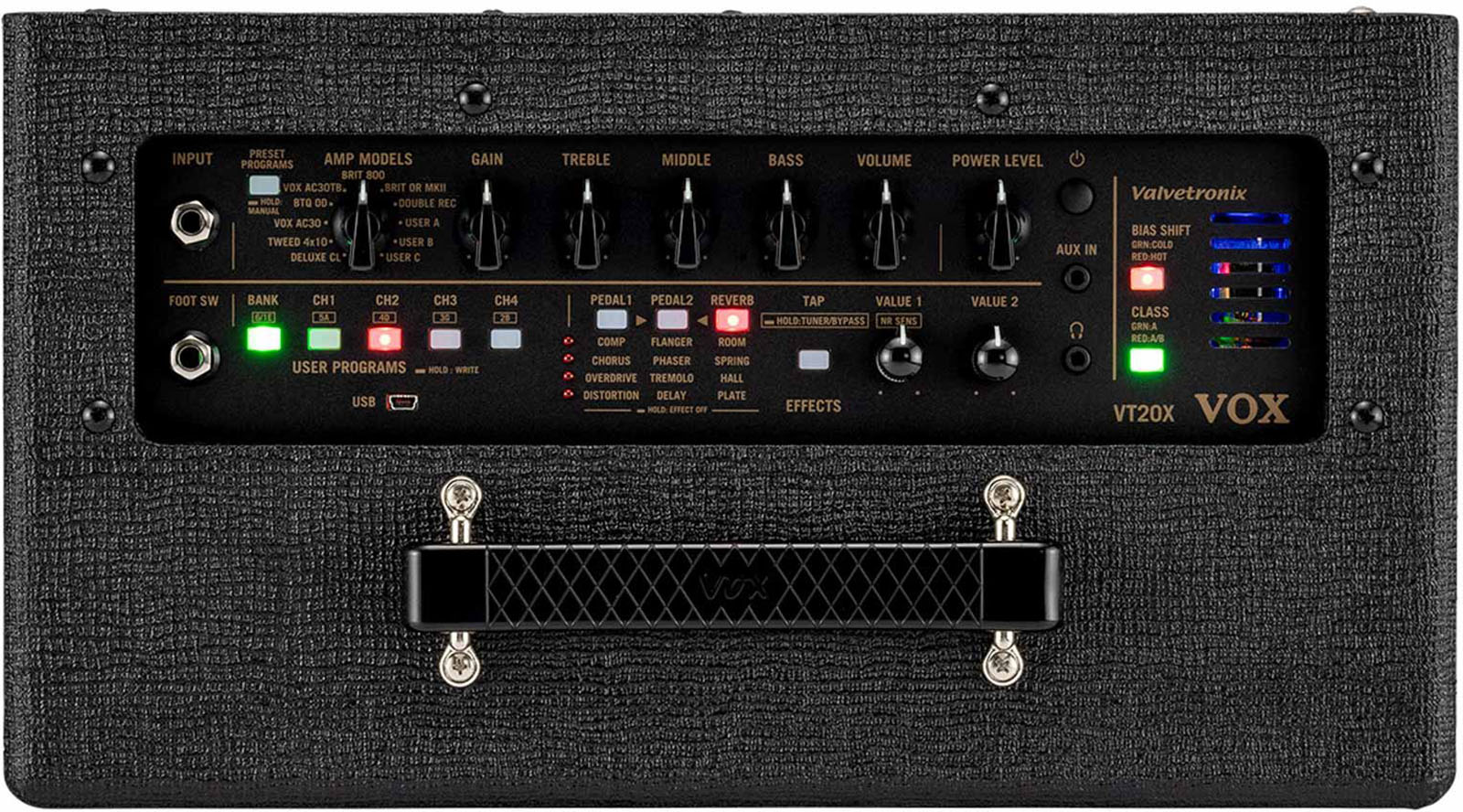 Vox Vt20x Combo Guitare 1x8 - Ampli Guitare Électrique Combo - Variation 3