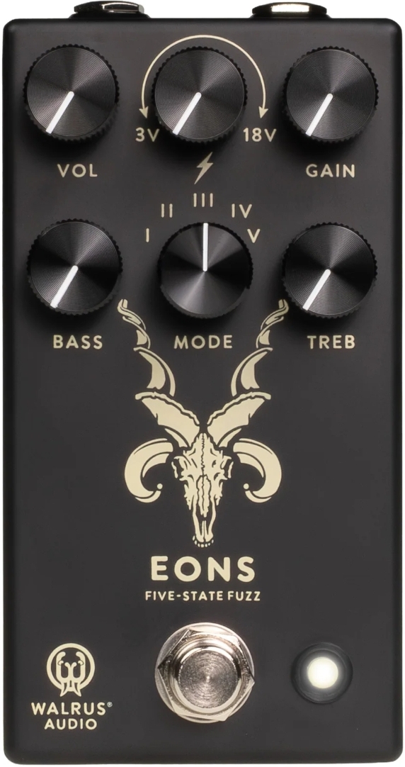 Walrus Audio Eons Five State Fuzz Black - PÉdale Overdrive / Distortion / Fuzz - Main picture