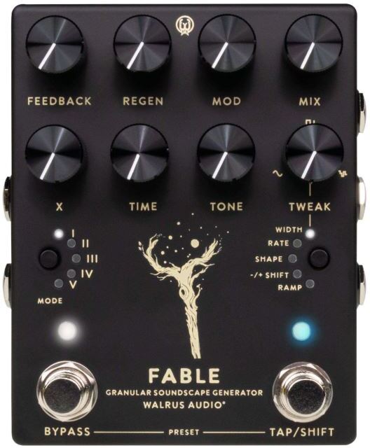 Walrus Audio Fable Mkii Black - PÉdale Reverb / Delay / Echo - Main picture