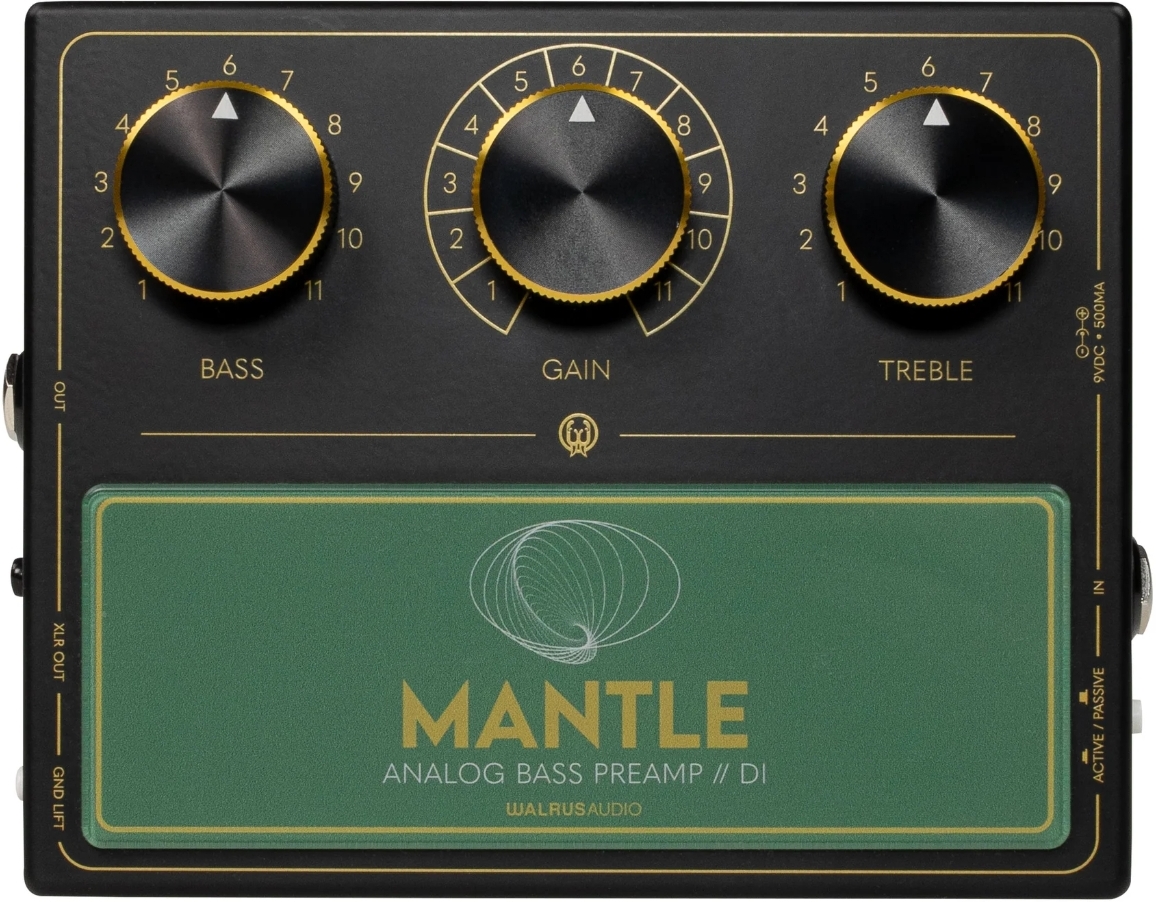 Walrus Audio Mantle Analog Bass Preamp // Di - Preampli Basse - Main picture
