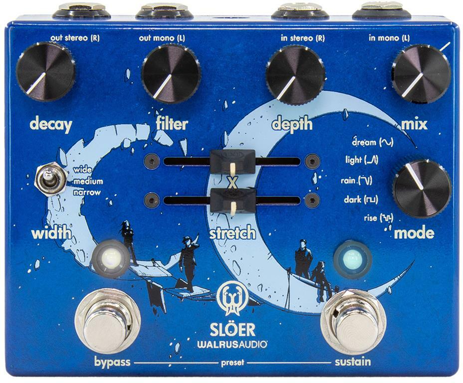 Walrus Sloer Stereo Ambient Reverb Blue - PÉdale Reverb / Delay / Echo - Main picture