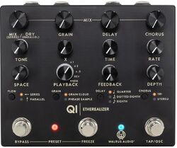 Multi effet guitare électrique Walrus audio QI Etherealizer Black