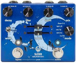 Pédale reverb / delay / echo Walrus audio Slöer Stereo Reverb Blue
