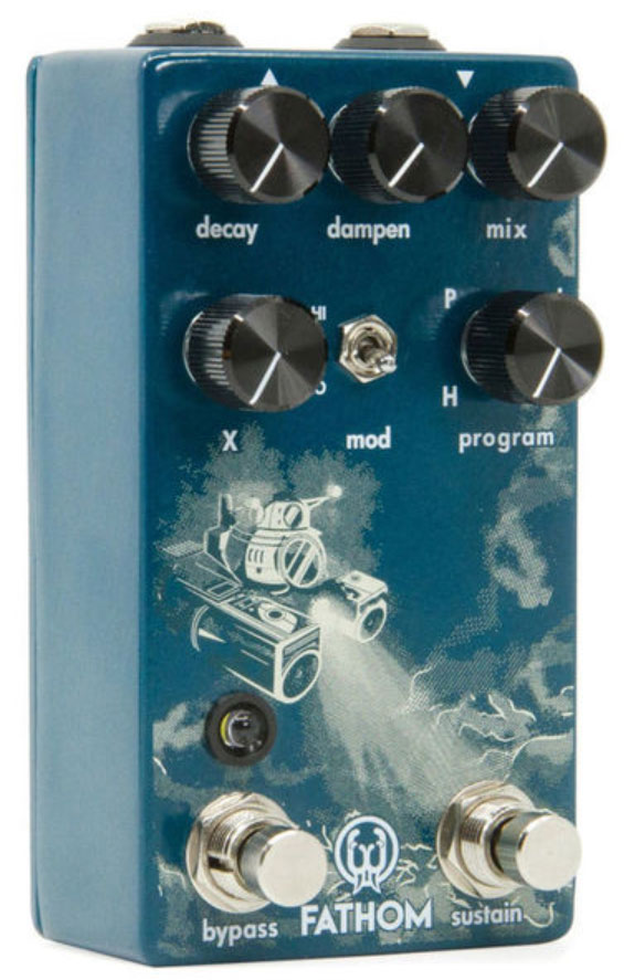 Walrus Fathom Multi-function Reverb - PÉdale Reverb / Delay / Echo - Variation 1