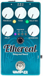 Pédale reverb / delay / echo Wampler Ethereal Reverb and Delay