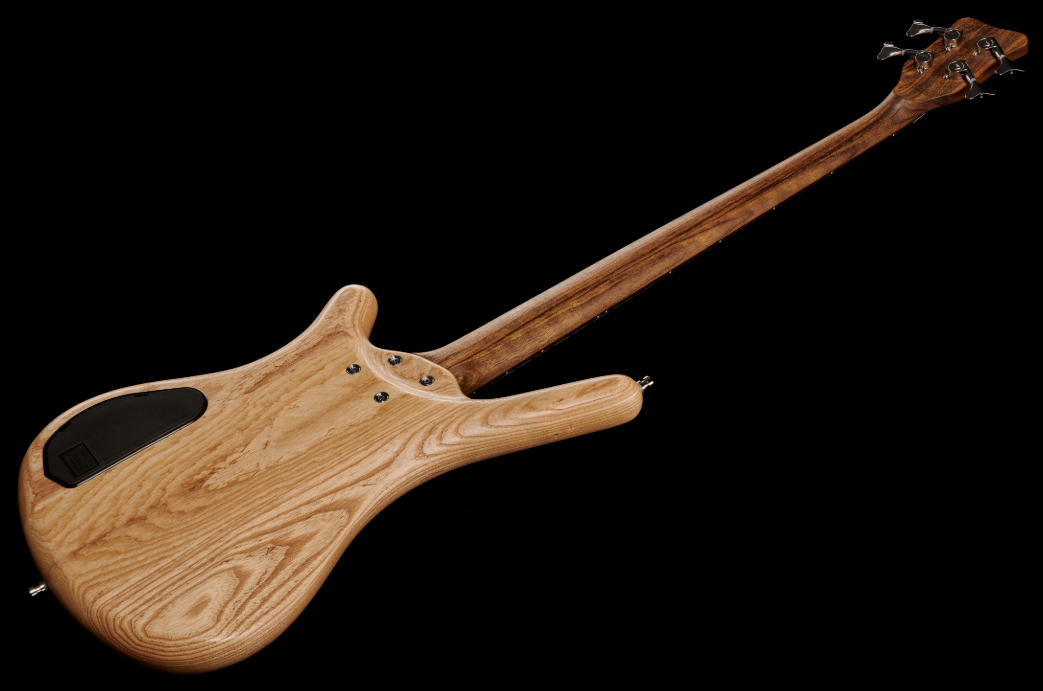 Warwick Corvette $$ 4c Teambuilt Pro Gps Lh Gaucher All Active Wen - Natural Transparent Satin - Basse Électrique Solid Body - Variation 1