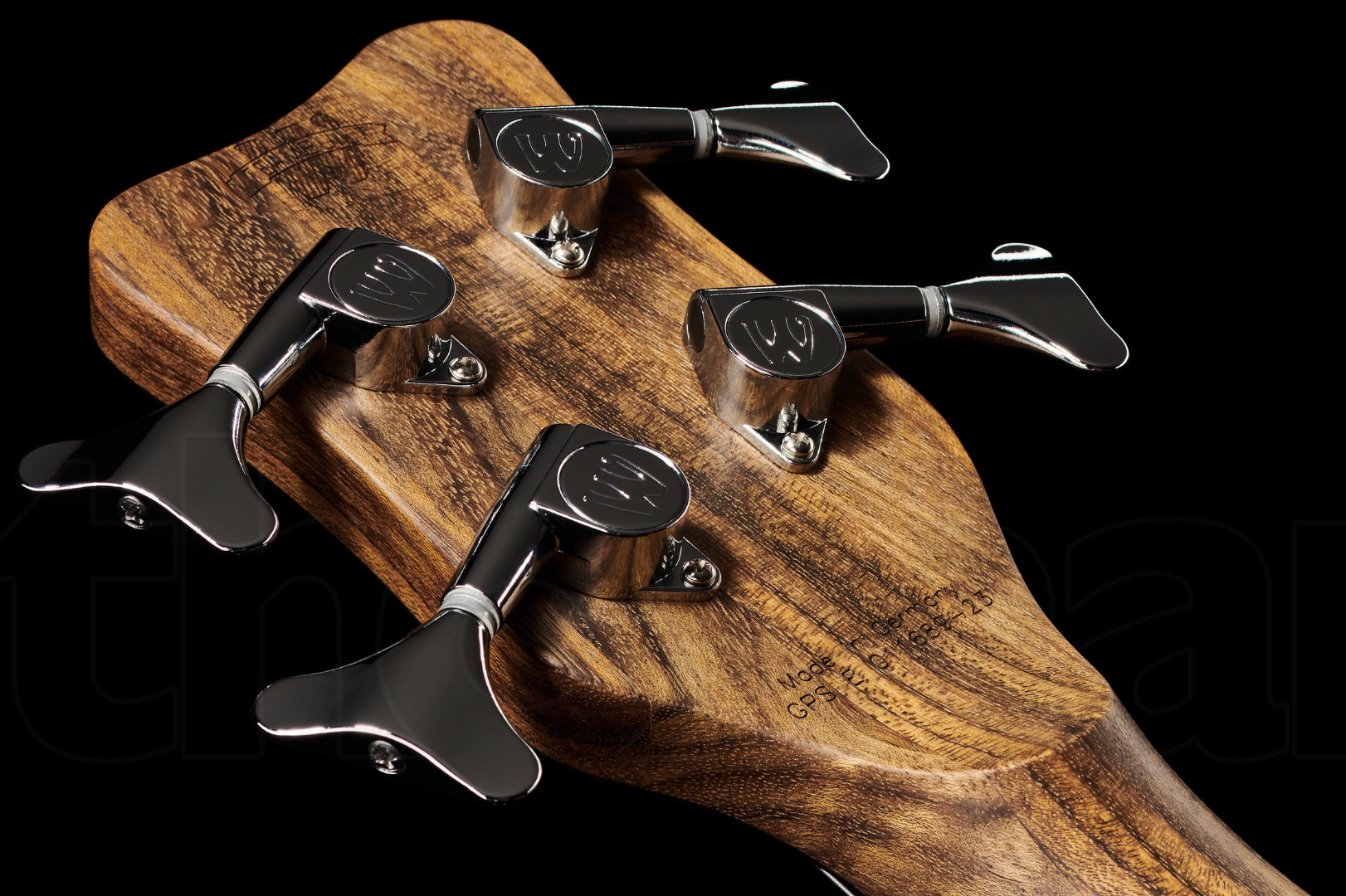 Warwick Corvette $$ 4c Teambuilt Pro Gps Lh Gaucher All Active Wen - Natural Transparent Satin - Basse Électrique Solid Body - Variation 4