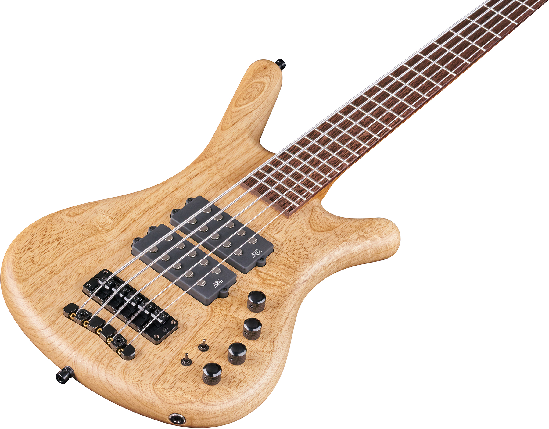 Warwick Corvette $$ 5c Teambuilt Pro Gps Active Wen - Natural Transparent Satin - Basse Électrique Solid Body - Variation 2