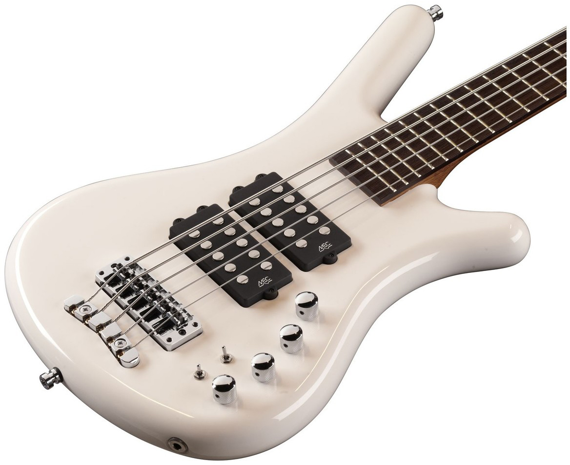 Warwick Corvette $$ 5c Rockbass Active Wen - Solid White - Basse Électrique Solid Body - Variation 2