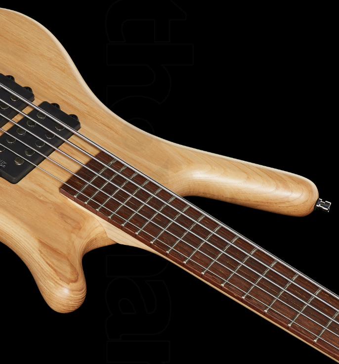 Warwick Corvette $$ 5c Rockbass Active Wen - Natural Trans. Satin - Basse Électrique Solid Body - Variation 2