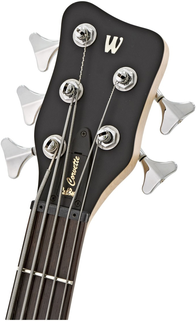 Warwick Corvette Basic 5c Rockbass Active Wen - Solid White - Basse Électrique Solid Body - Variation 2