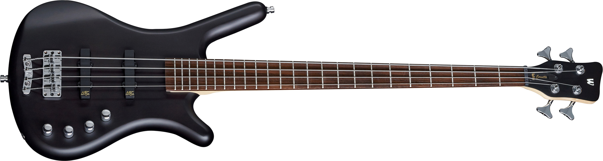 Warwick Corvette Basic 4c Rockbass Active Wen - Nirvana Black Satin - Basse Électrique Solid Body - Main picture