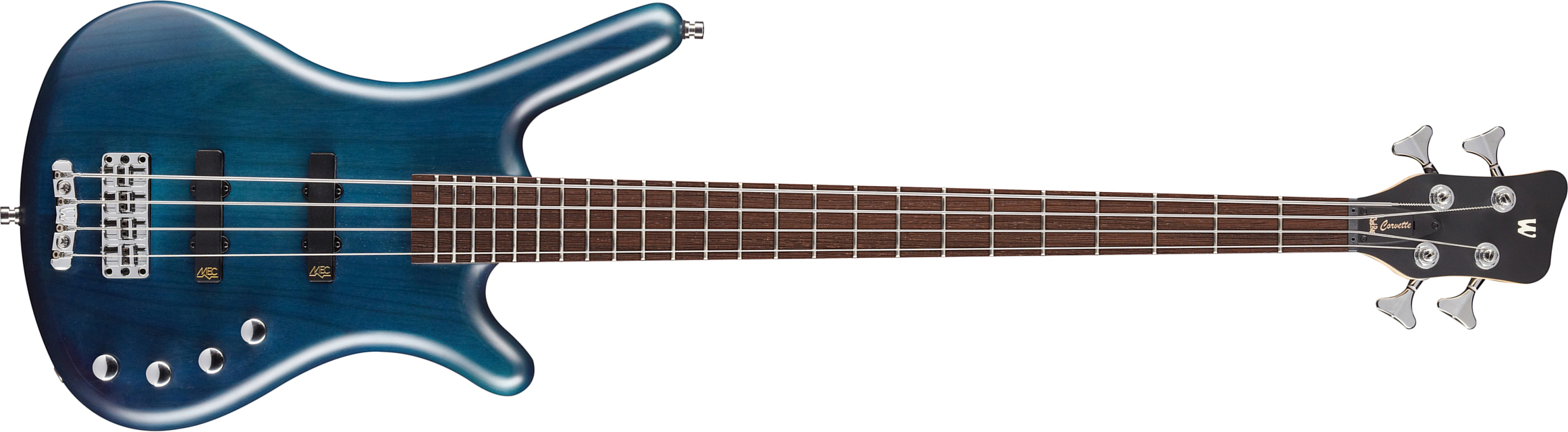 Warwick Corvette Basic 4c Rockbass Active Wen - Ocean Blue Satin - Basse Électrique Solid Body - Main picture