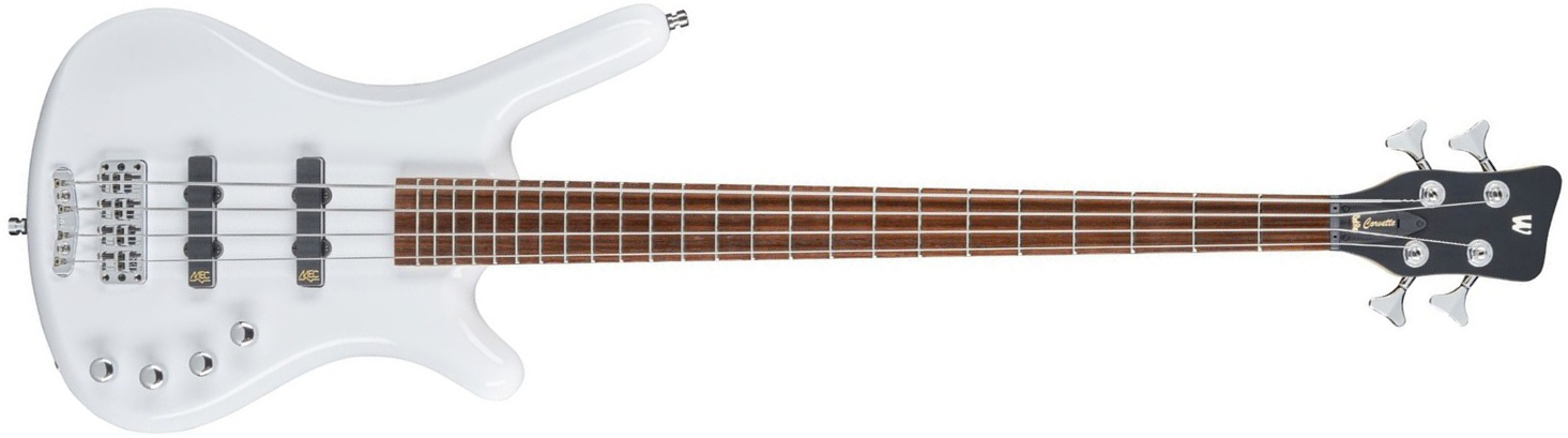 Warwick Corvette Basic 4c Rockbass Active Wen - Solid White - Basse Électrique Solid Body - Main picture