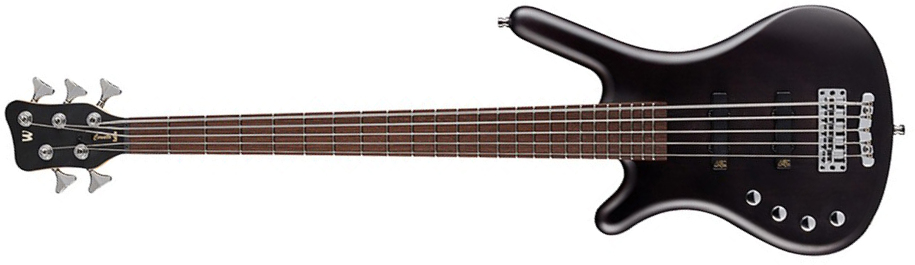 Warwick Corvette Basic 5c Lh Rockbass Gaucher Active Wen - Nirvana Black Trans. Satin - Basse Électrique Solid Body - Main picture