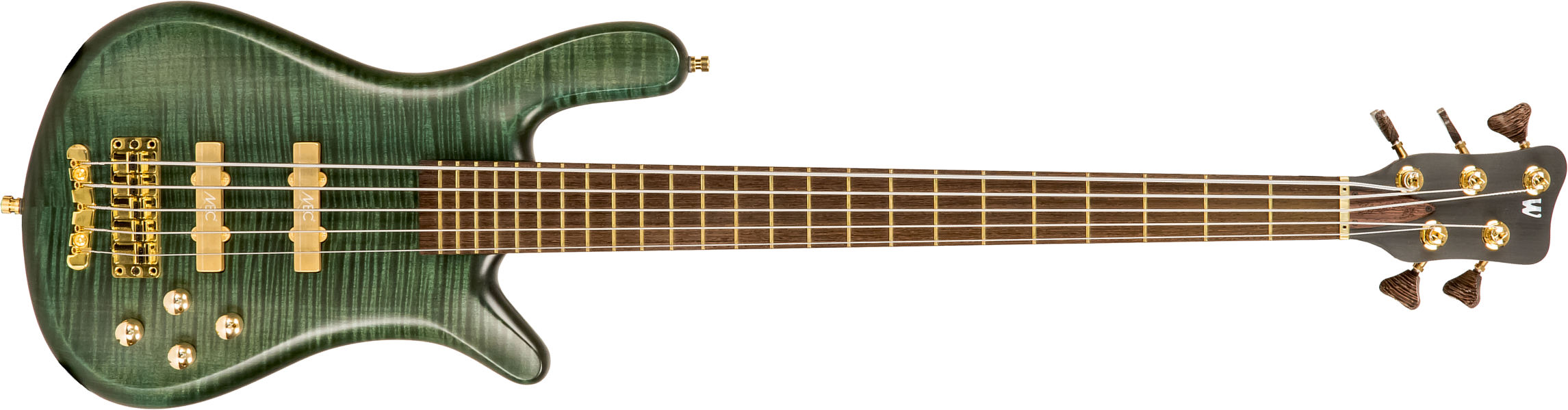 Warwick Custom Shop Streamer Lx 5-strings - Petrol Green Trans Satin - Basse Électrique Solid Body - Main picture