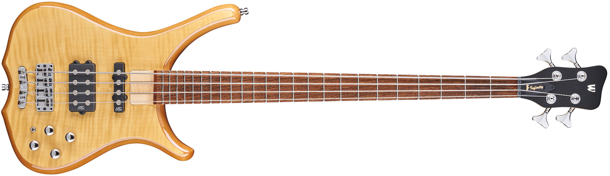 Warwick Infinity 4c Rockbass Active Wen - Natural - Basse Électrique Solid Body - Main picture