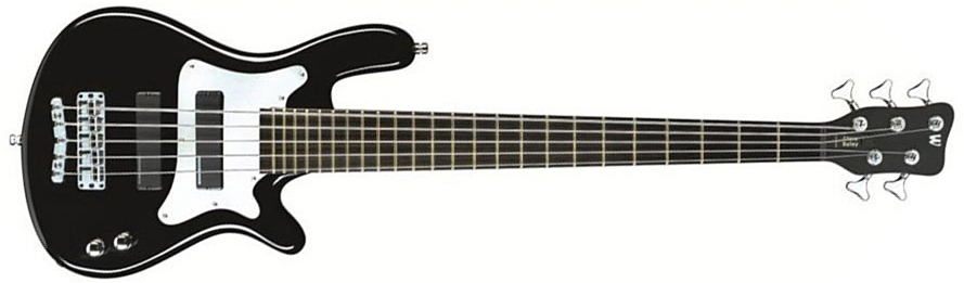 Warwick Steve Bailey 5-string Kps Signature - Black - Basse Électrique Solid Body - Main picture