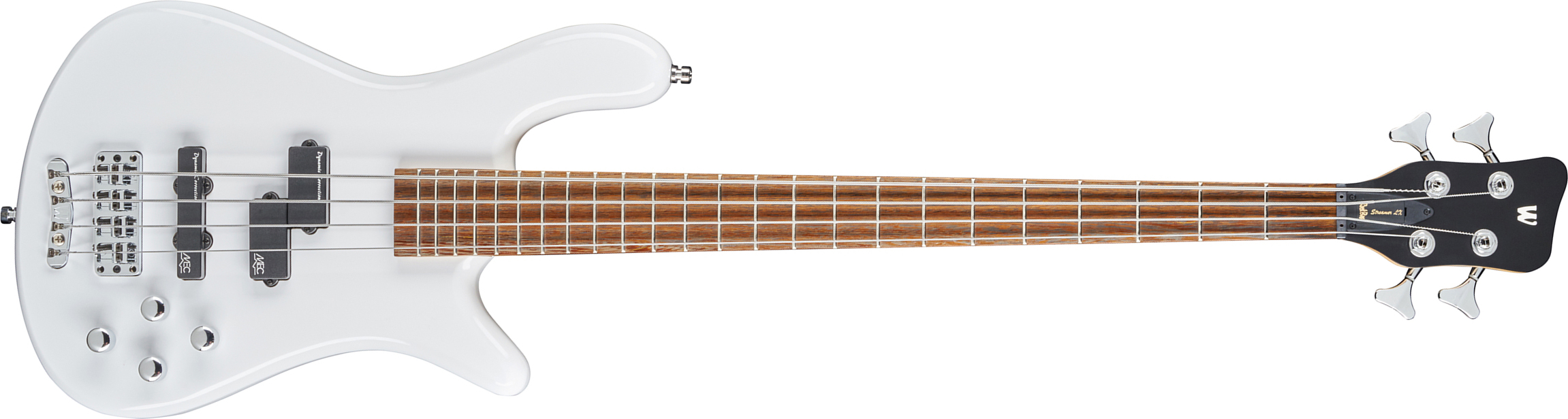 Warwick Streamer Lx4 Rockbass Active Wen - Solid White - Basse Électrique Solid Body - Main picture