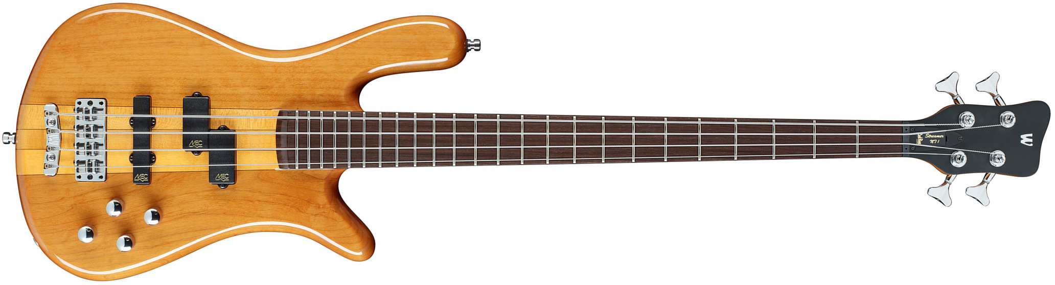 Warwick Streamer Nt4 Rockbass 4c Active Wen - Honey Violin - Basse Électrique Solid Body - Main picture