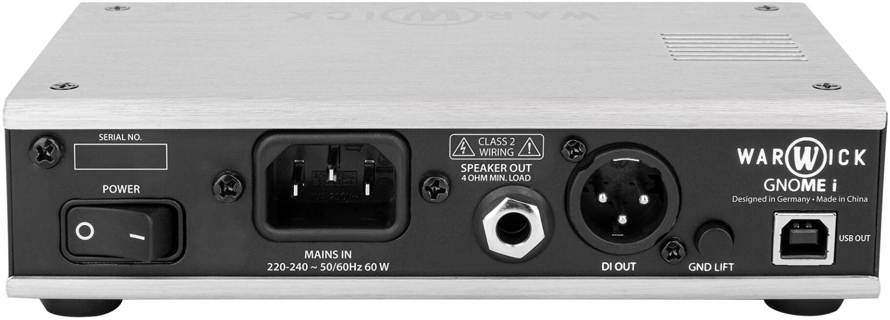 Warwick Gnome I Pocket Bass Amp Head With Usb 200w - TÊte Ampli Basse - Variation 2