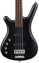 Basse électrique solid body Warwick Rockbass Corvette Basic LH - Nirvana black trans. satin