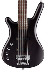 Basse électrique solid body Warwick Rockbass Corvette Basic 5-String LH - Nirvana black trans. satin