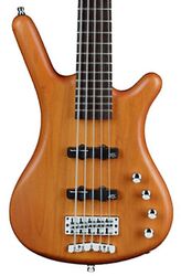 Basse électrique solid body Warwick Rockbass Corvette Basic 5-String - Honey violin trans. satin