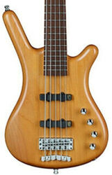 Basse électrique solid body Warwick Rockbass Corvette Basic 5-String - Natural trans. satin