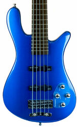 Basse électrique solid body Warwick Rockbass Streamer LX 5 String +Bag - Blue metallic