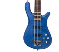 Basse électrique solid body Warwick PRO GPS Streamer LX 5-String Maple Ltd - Ocean blue