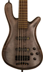 Basse électrique solid body Warwick PRO GPS Streamer LX 5 String - Maple nirvana black satin