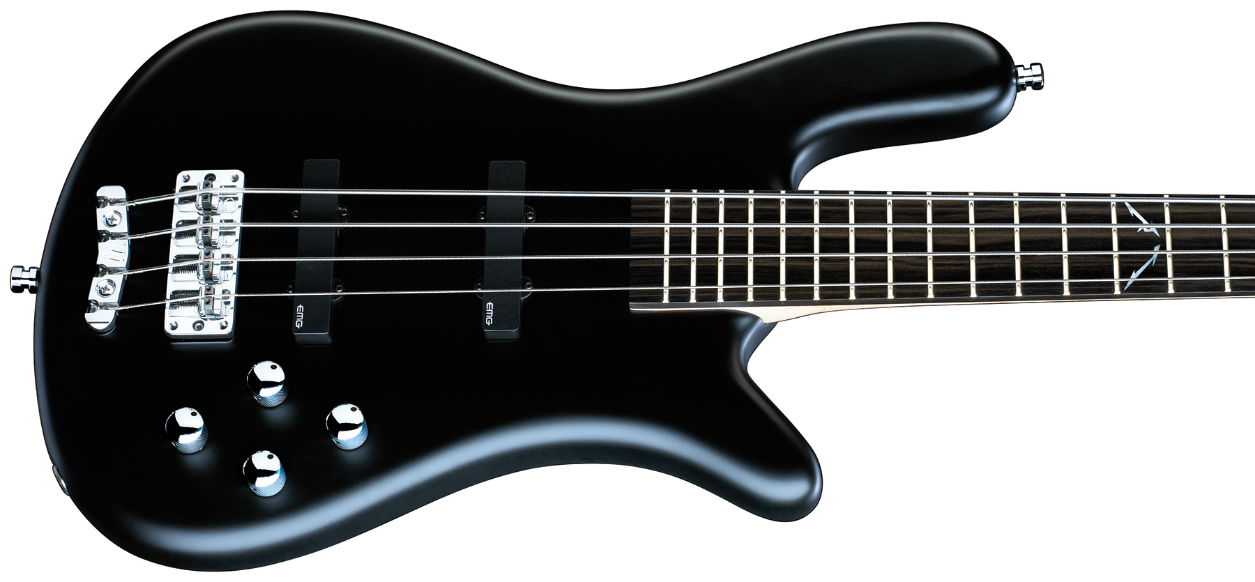 Warwick Robert Trujillo 4c Rockbass Signature Active Eb - Solid Black Satin - Basse Électrique Solid Body - Variation 2