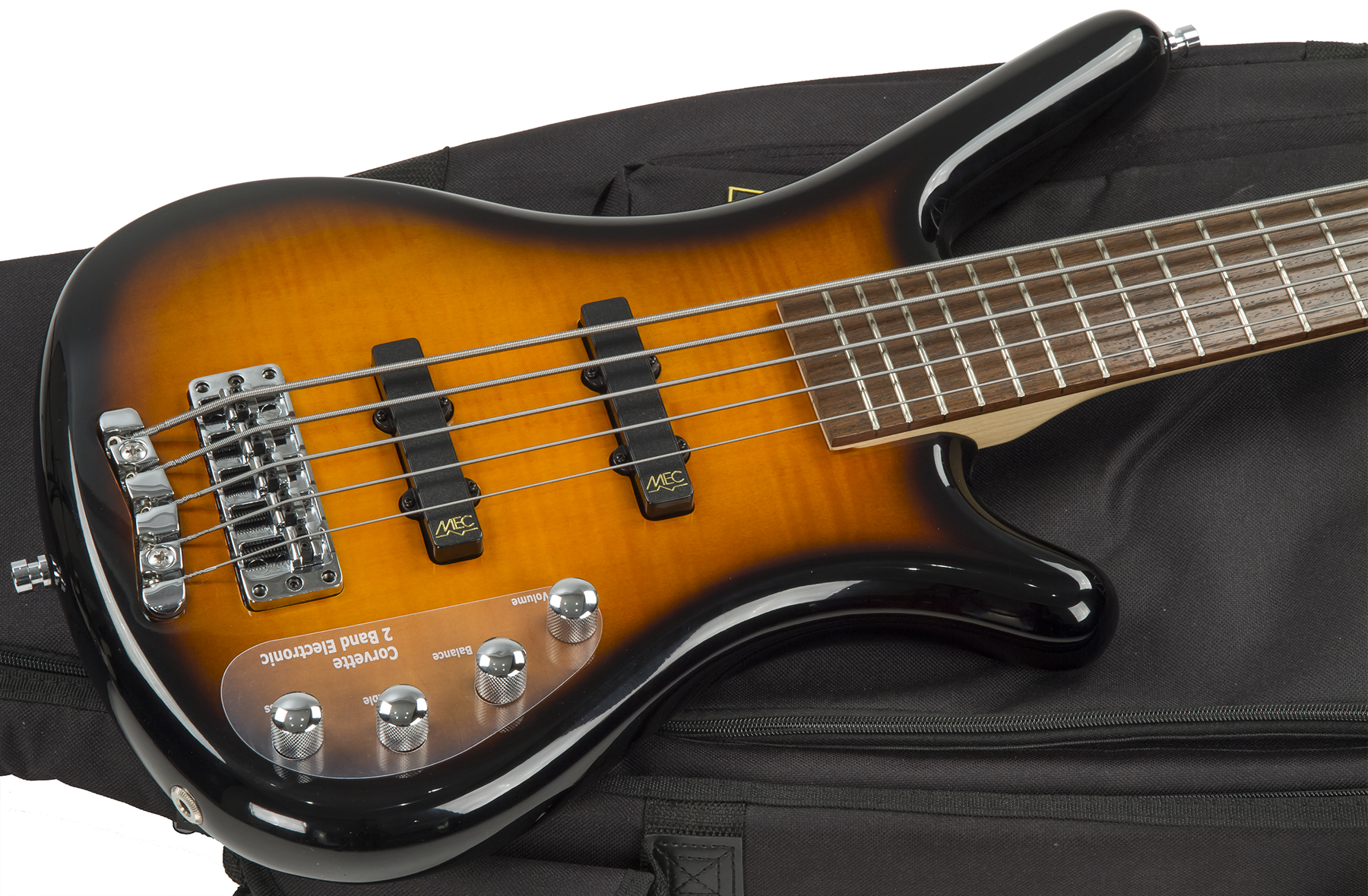 Warwick Corvette Classic Rockbass 5c Active Wen - Almond Sunburst - Basse Électrique Solid Body - Variation 1