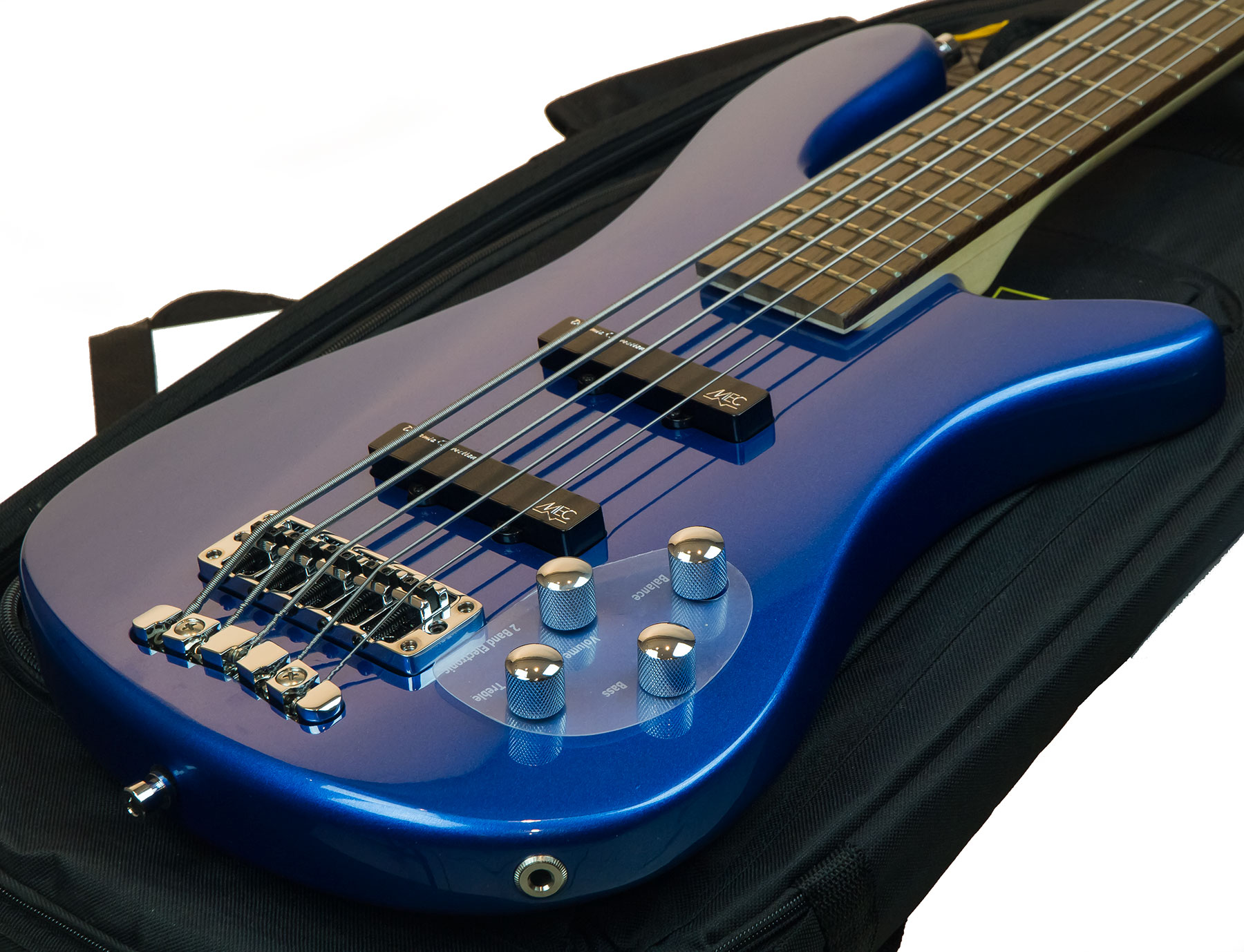 Warwick Streamer Lx 5 String Rockbass 5-cordes Active Wen +housse - Blue Metallic - Basse Électrique Solid Body - Variation 1