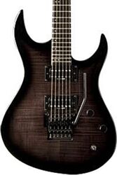 Guitare électrique forme str Washburn XMPRO2FR - Flame black burst