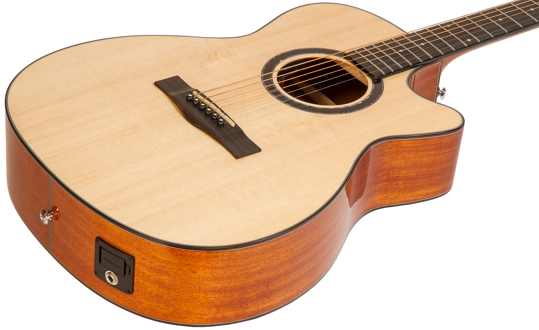 Wesland Ad1m-ce Nat Auditorium Cw Epicea Acajou Rw - Natural - Guitare Electro Acoustique - Variation 1