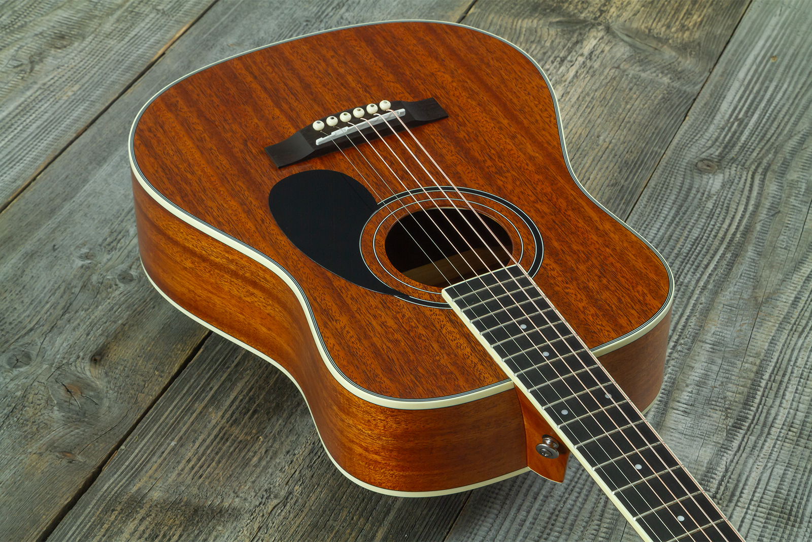 Wesland Bg350-nat Travel Shsc Tout Acajou Tec - Natural - Guitare Folk - Variation 2