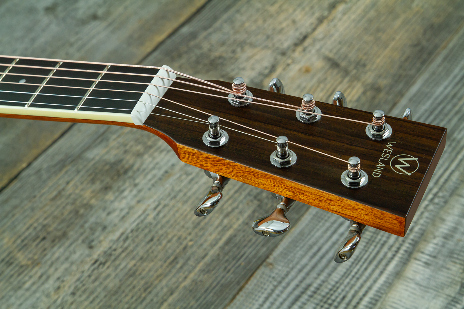 Wesland Bg350-nat Travel Shsc Tout Acajou Tec - Natural - Guitare Folk - Variation 6