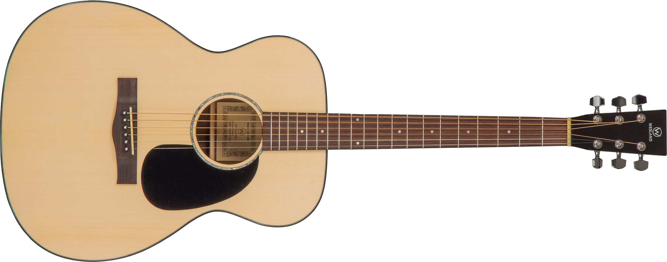 Wesland Om1-rw Orchestra Model Epicea Palissandre Rw - Natural - Guitare Acoustique - Main picture