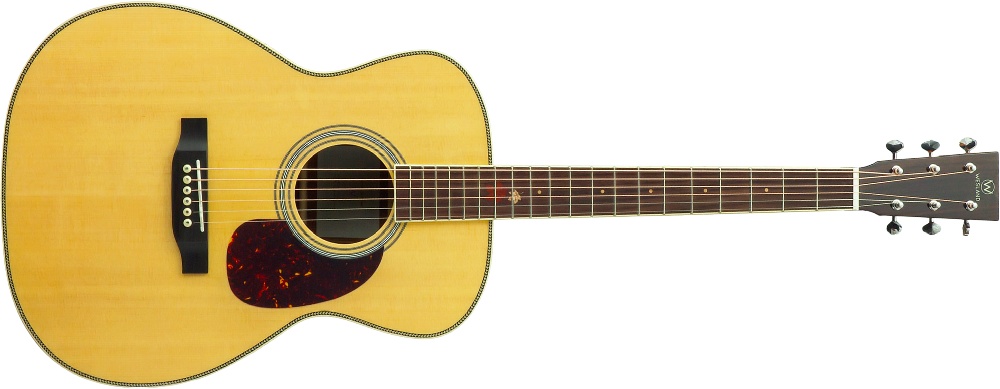 Wesland Om700-nat Om Epicea Acajou Rw - Natural - Guitare Folk - Main picture