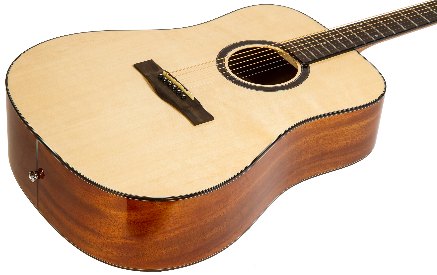 Wesland Dr1-m Dreadnought Epicea Acajou Rw - Natural - Guitare Acoustique - Variation 1