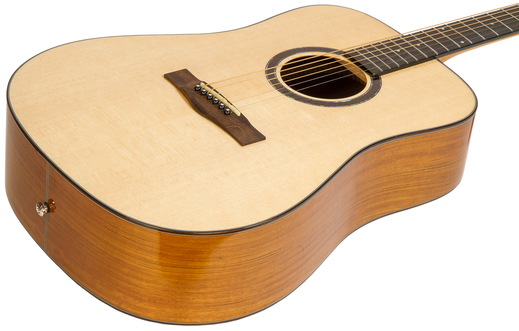 Wesland Dr1-w Dreadnought Epicea Noyer Rw - Natural - Guitare Acoustique - Variation 1