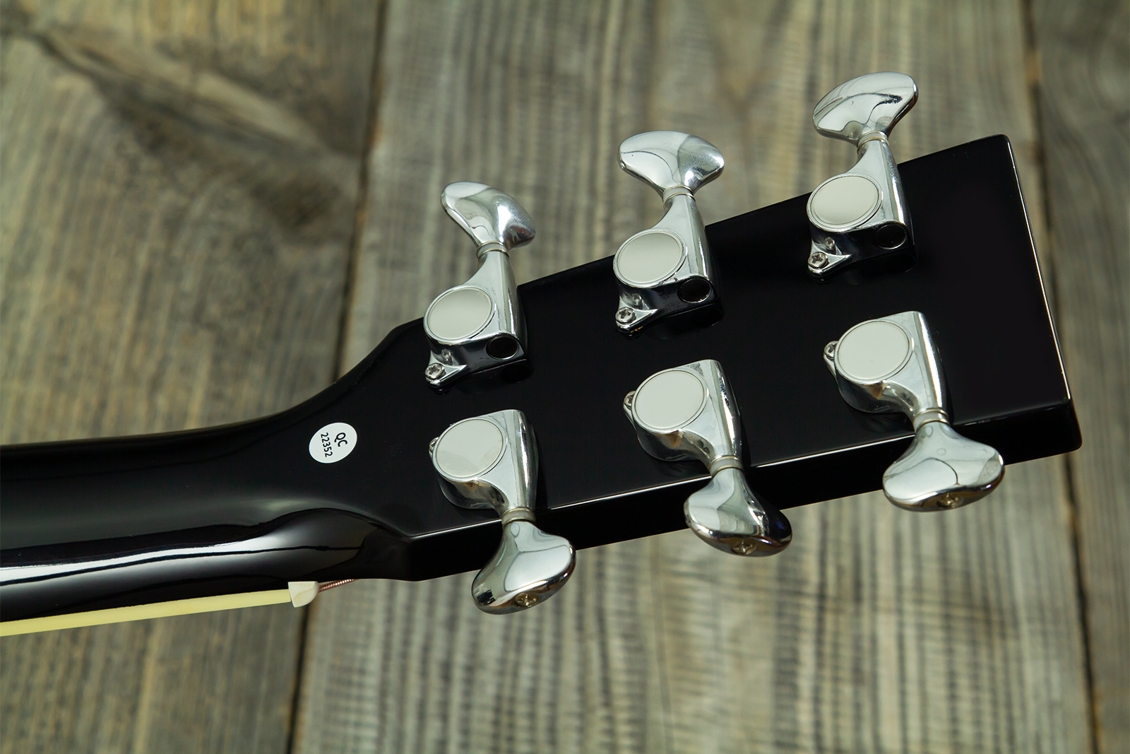 Wesland Dr300-ce-bk Dreadnought Cw Epicea Acajou Rw - Black - Guitare Folk - Variation 9