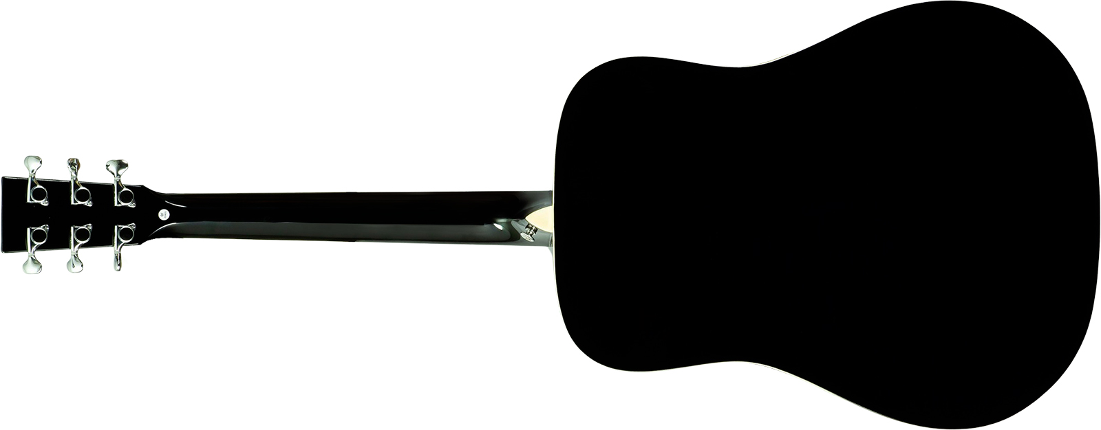 Wesland Dr300-ce-bk Dreadnought Epicea Acajou Rw - Black - Guitare Folk - Variation 1