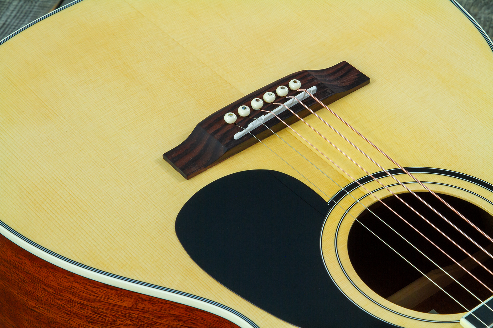 Wesland Om300-nat Orchestra Epicea Acajou Tec - Natural - Guitare Folk - Variation 3
