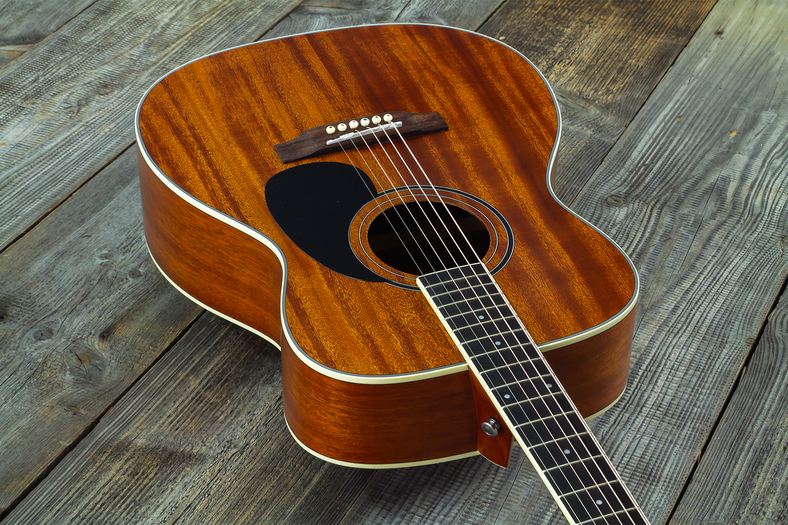 Wesland Om350-nat Om Tout Acajou Rw - Natural - Guitare Folk - Variation 2