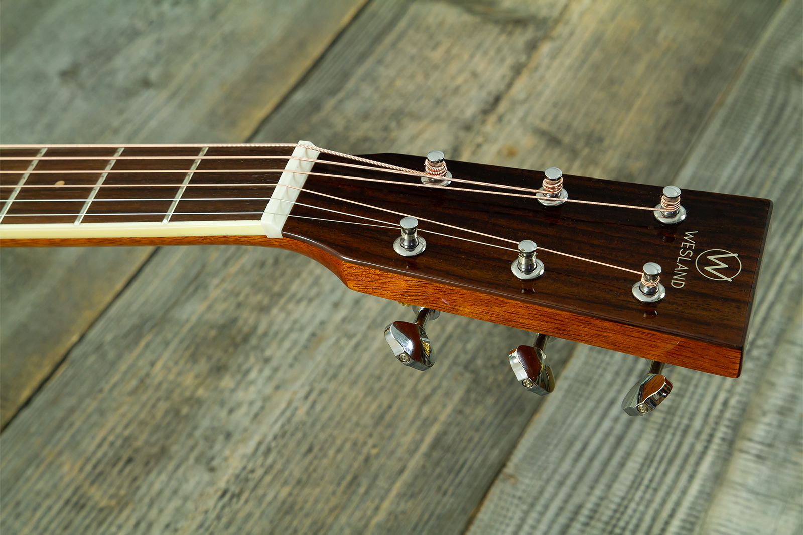 Wesland Om750-nat Om Tout Acajou Rw - Natural - Guitare Folk - Variation 6