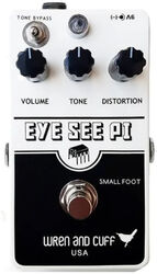 Pédale overdrive / distortion / fuzz Wren and cuff Eye See Pie Fuzz